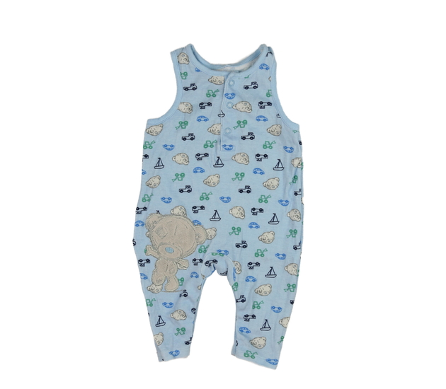 Modrý overal s medvídkem