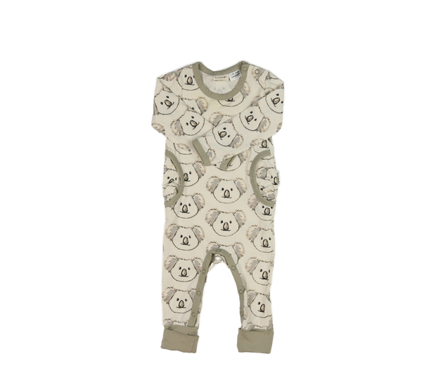Krémový overal s koalou