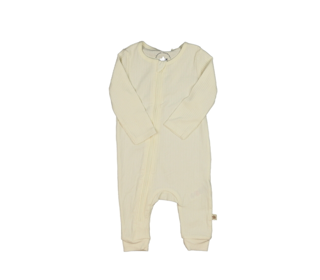 Krémový žebrovaný overal F&F