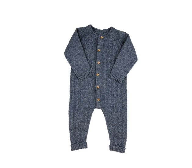 Modrý svetrový overal George