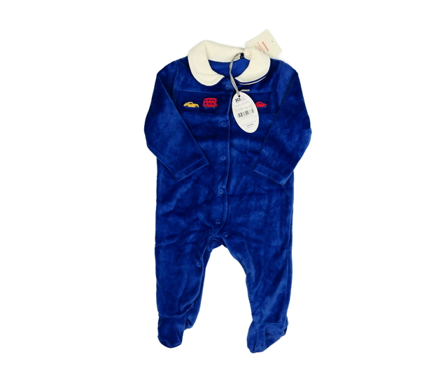 Nový modrý overal s límečkem Tu 