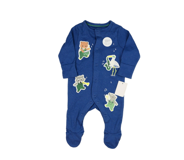 Nový modrý overal se zvířátky Mothercare