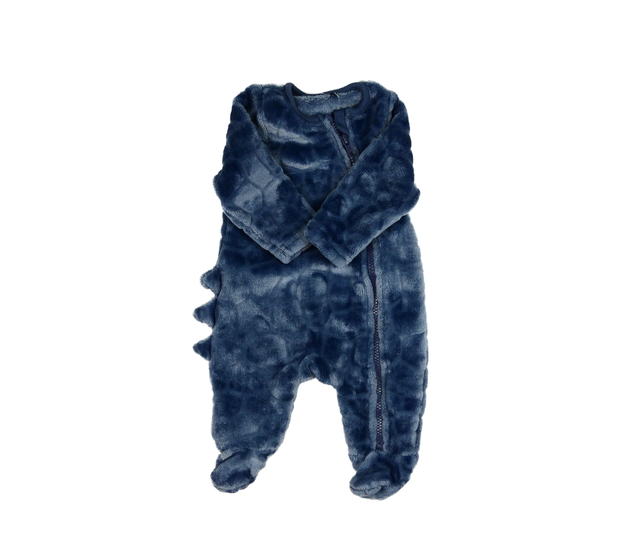 Modrý dinosauří teplý overal Tu