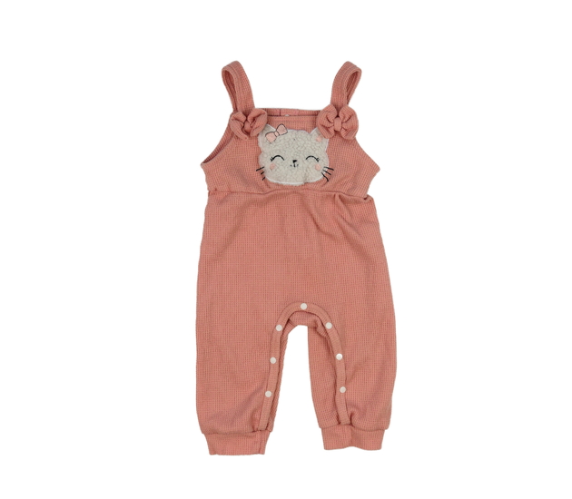 Růžový overal s kočičkou