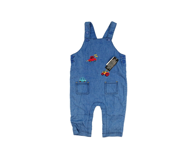 Nový modrý overal s podšívkou 
