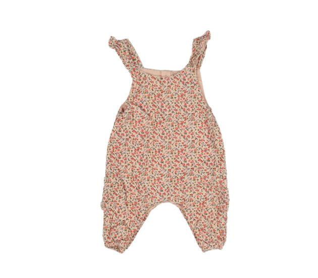 Růžový květinový overal s podšívkou Next