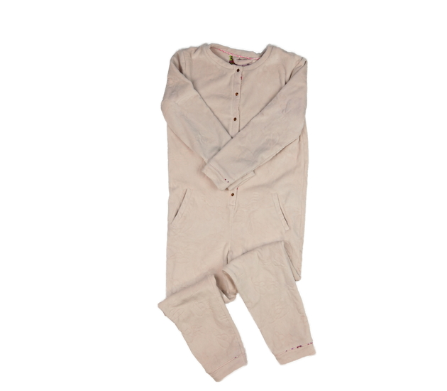 Světle růžový volnočasový overal Baker