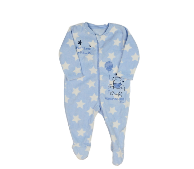 Světle modrý overal Medvídek Pú Disney George