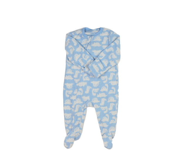 Modrý teplý overal s dinosaury Tu 