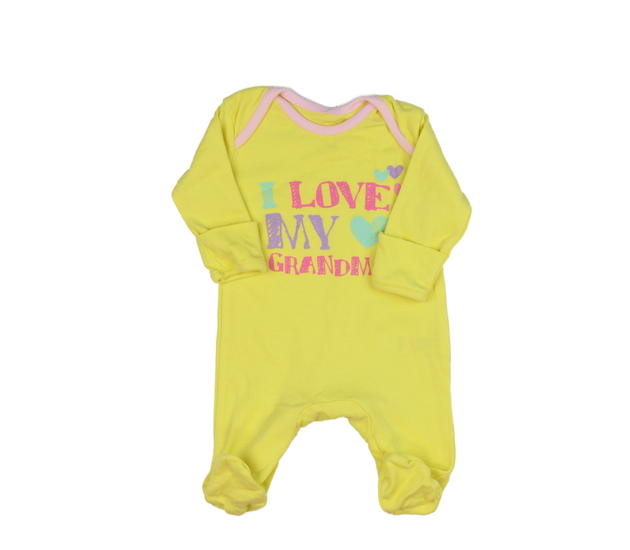 Žlutý overal s nápisem George