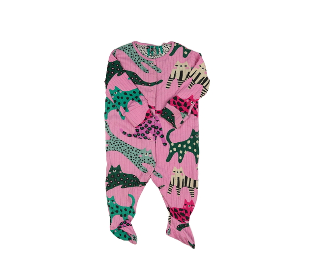 Růžový overal s kočičkami Next