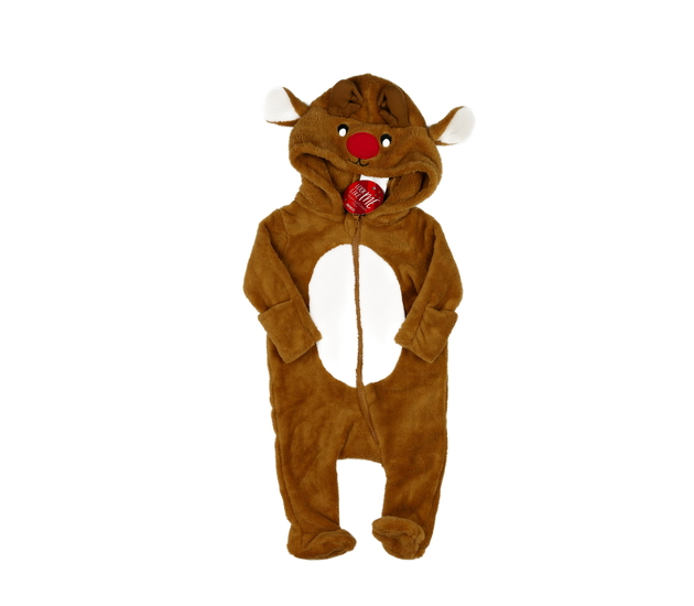 Nový hnědý overal s čumáčkem 