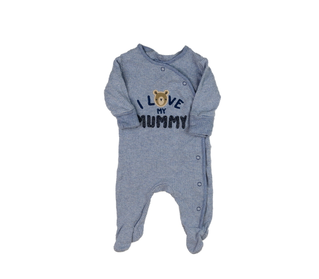 Modrý overal s medvědem Next