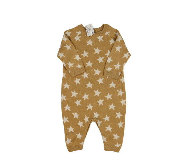 Nový hnědý overal s hvězdami Next