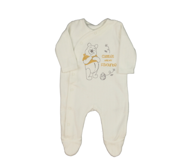 Bílý teplejší overal Medvídek Pú Disney