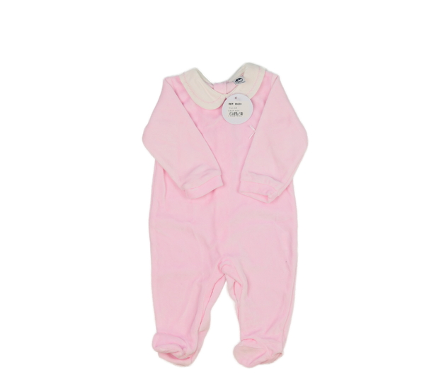 Nový růžový overal s límečkem 