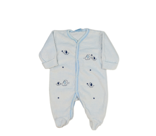 Pruhovaný overal se slony 