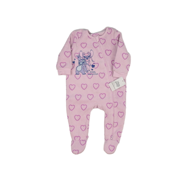 Nový růžový teplejší overal Stitch George