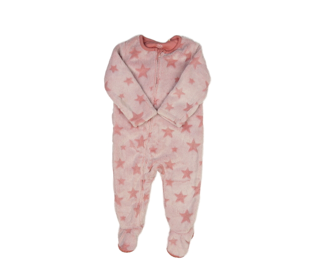 Růžový teplý overal s hvězdami F&F