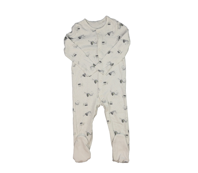 Bílý overal s ptáky George