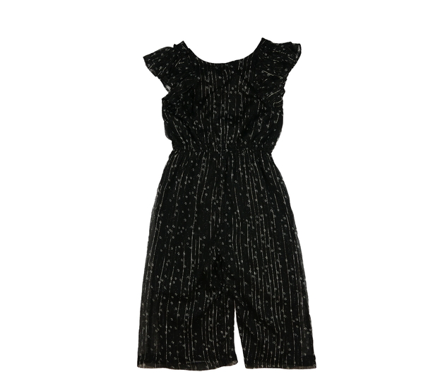 Černý společenský overal s hvězdami Next