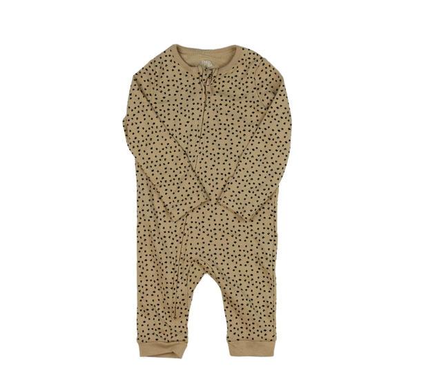 Hnědý vzorovaný overal F&F