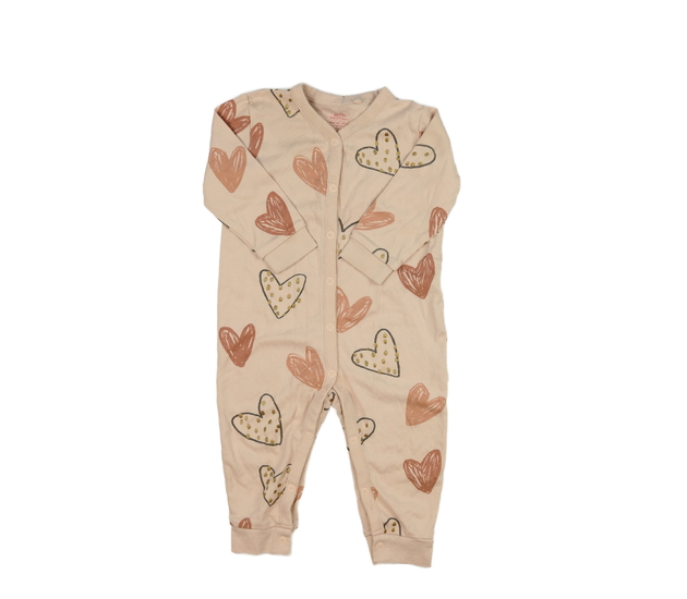 Růžový overal se srdíčky Next