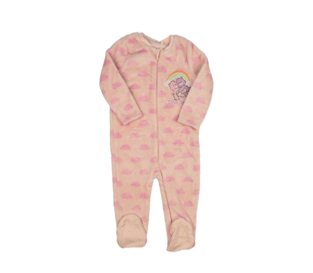 Růžový chlupatý teplý overal Nutmeg