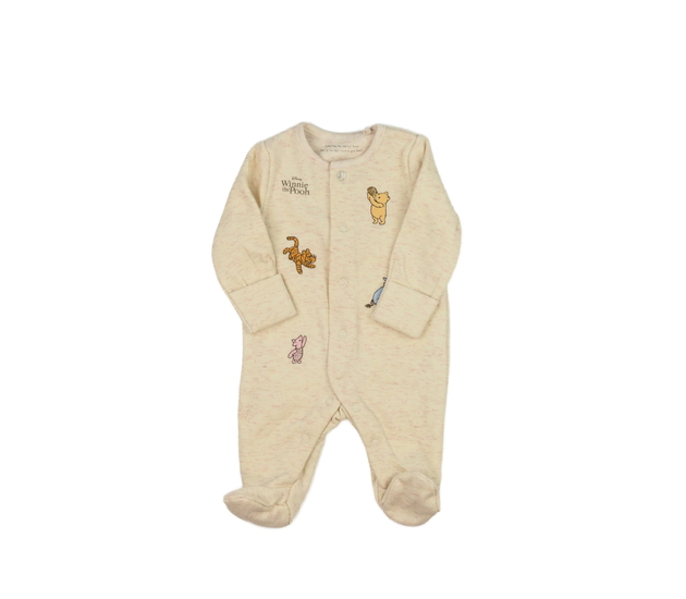Krémový teplejší overal Medvídek Pú Tu 