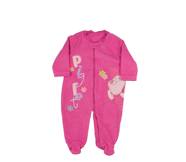 Růžový teplejší overal Medvídek Pú Disney George