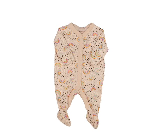 Růžový overal s duhou Next