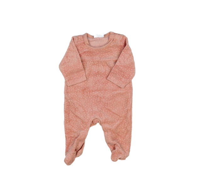 Růžový teplejší overal 