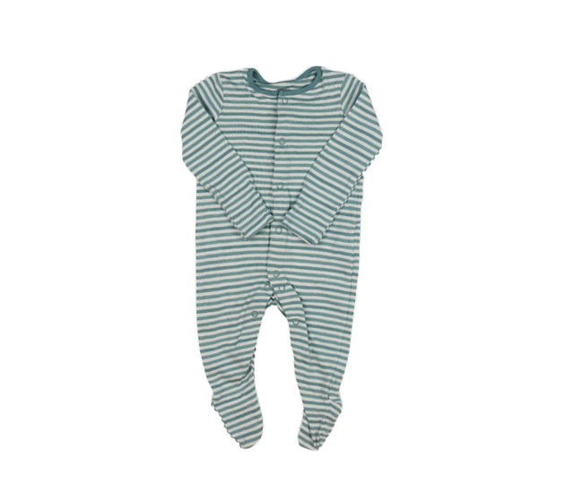 Bílo-modrý pruhovaný overal F&F