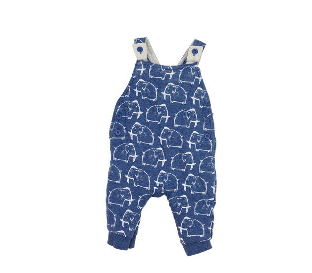 Modrý teplejší overal se slony George