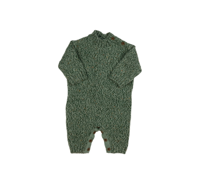 Zelený pletený overal George