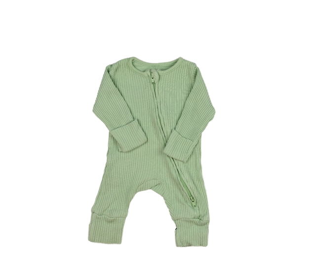 Zelený žebrovaný overal Primark 