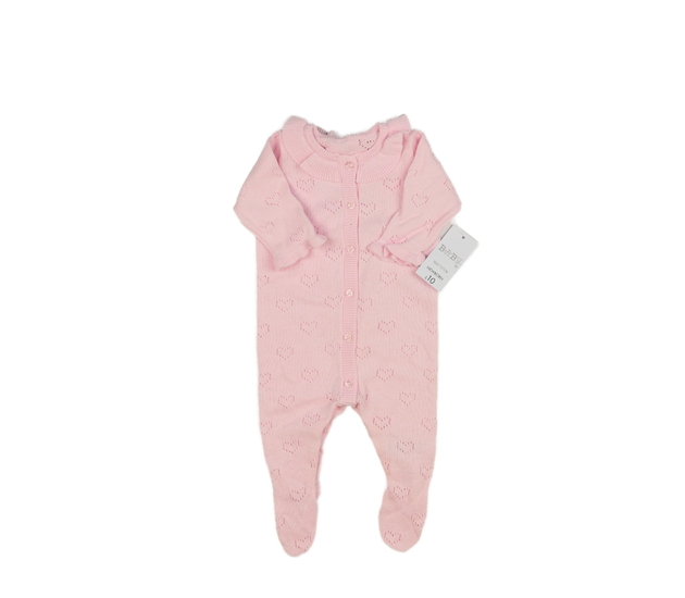 Nový růžový madeirový overal 