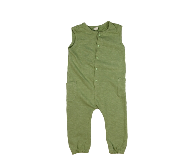 Zelený melírovaný overal H&M