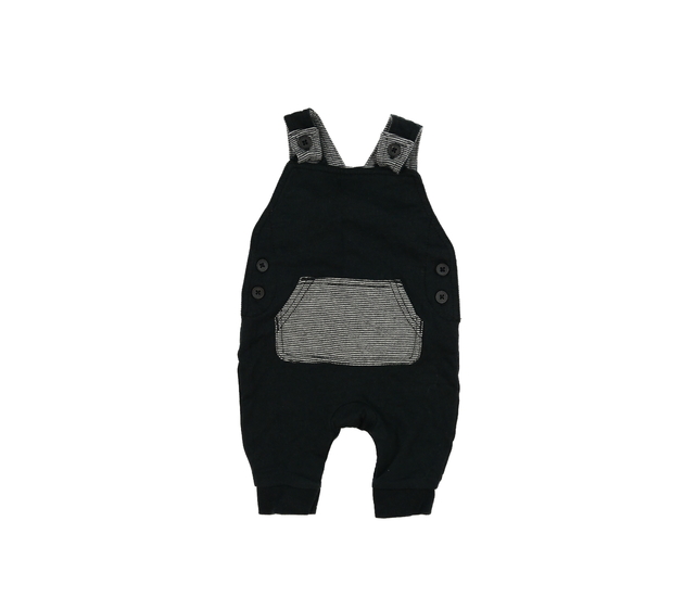 Černý overal s pruhy George