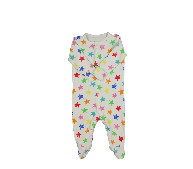 Bílý overal s hvězdami