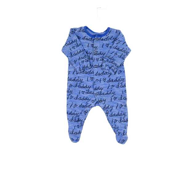 Modrý overal s nápisy Next