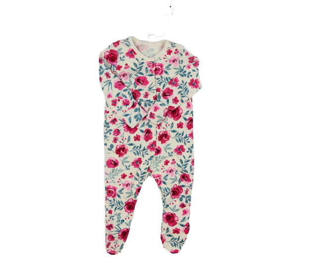 Bílý overal s růžemi George