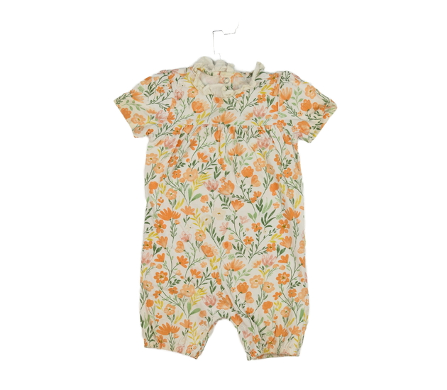 Krémový květinový letní overal Tu 