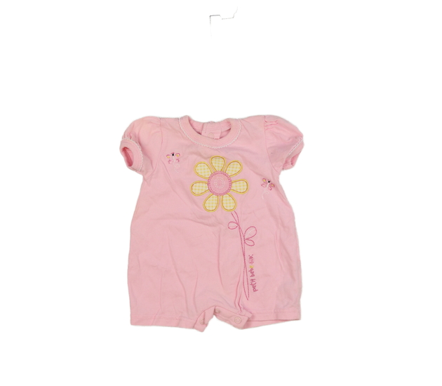 Růžový overal s vyšitými obrázky M&S