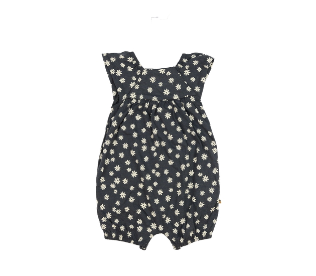 Tmavý květinový overal Next