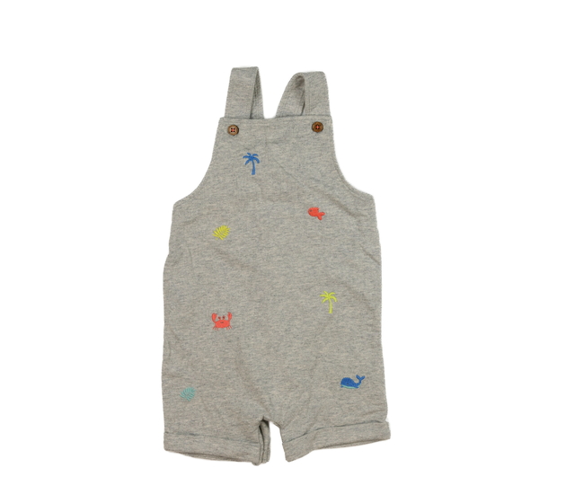 Šedý overal s obrázky s letními motivy Nutmeg