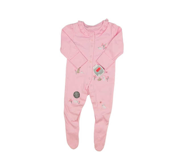 Nový růžový overal se zajíčky Nutmeg 