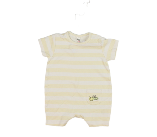 Bílý overal se žlutými pruhy Next