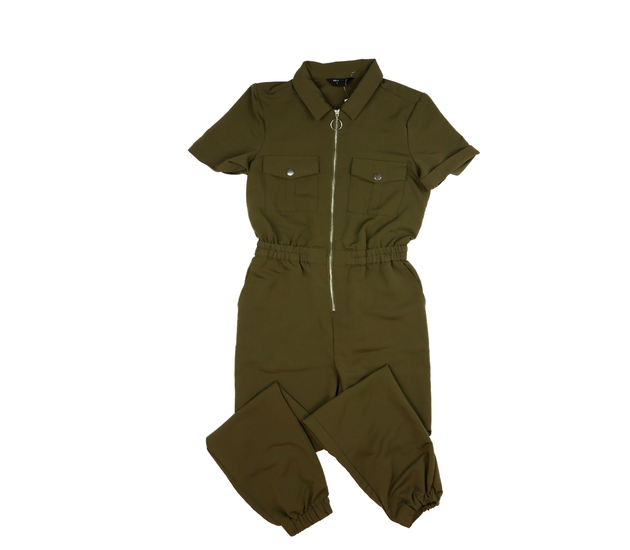 Tmavě zelený letní overal New Look 