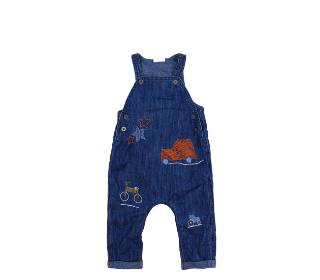 Modrý riflový overal s podšívkou Next